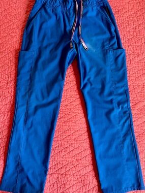 Vince Camuto Royal Blue Scrub Drawstring Pants XS Petite